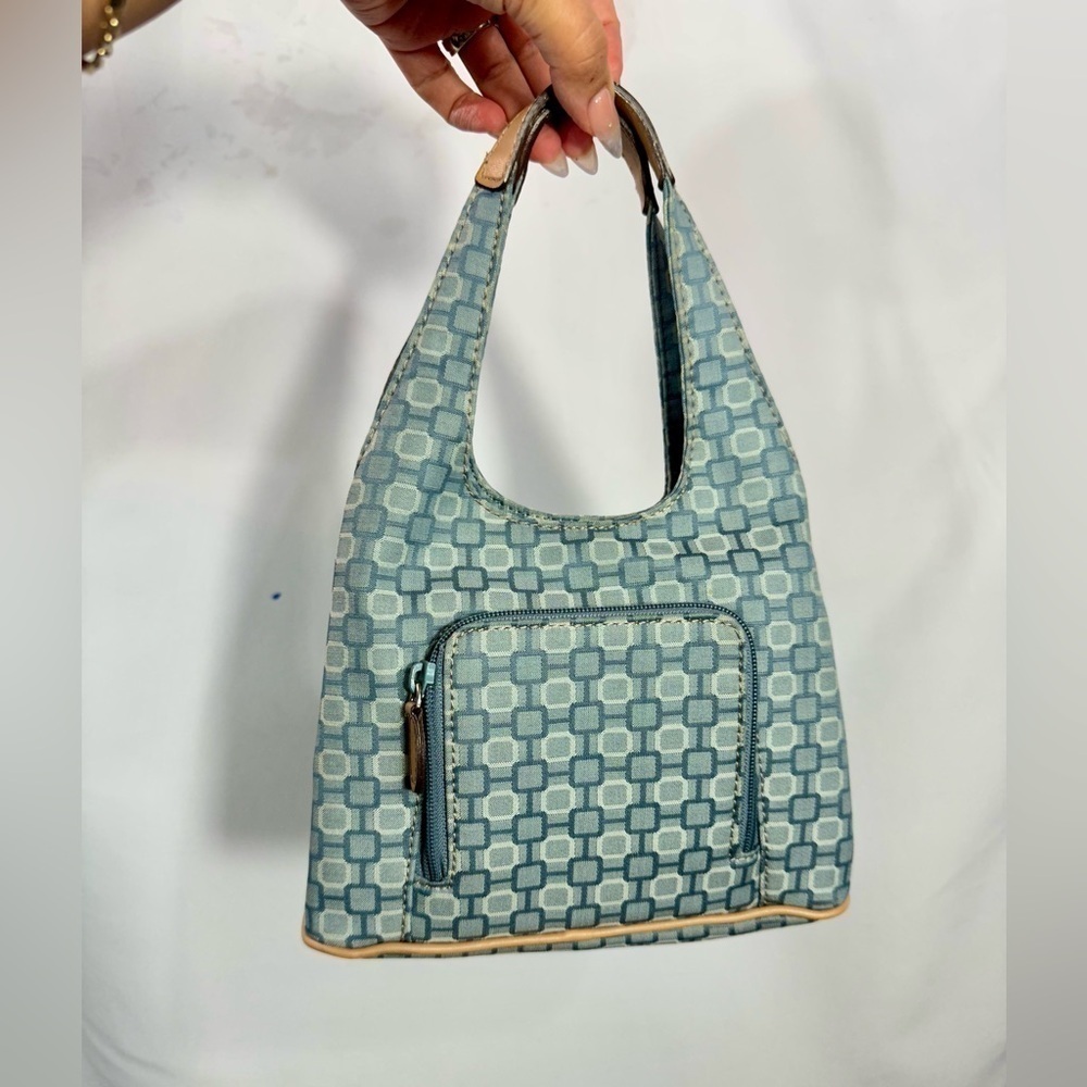 Y2K Nine West blue mini printed handbag